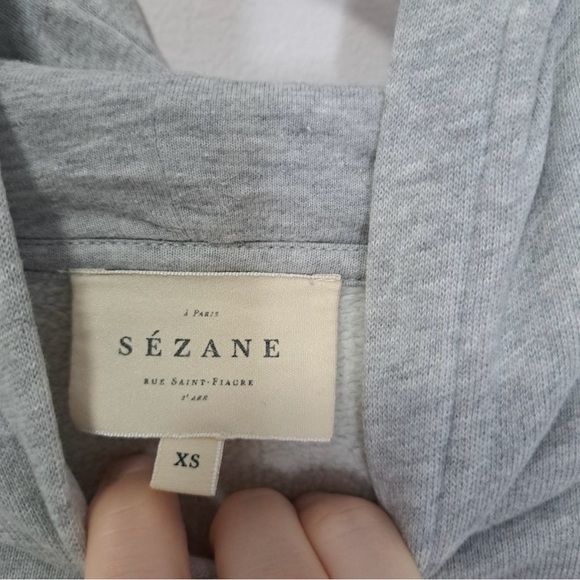 Sezane Gray Hoodie - Picture 3 of 3